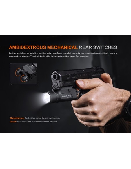 Linterna Táctica Fenix GL19R V2.0 - 1200 lúmenes recargable