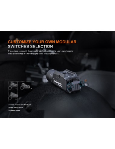 Linterna Táctica Fenix GL19R V2.0 - 1200 lúmenes recargable