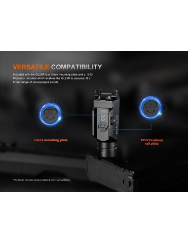 Linterna Táctica Fenix GL23R - 1200 lúmenes recargable
