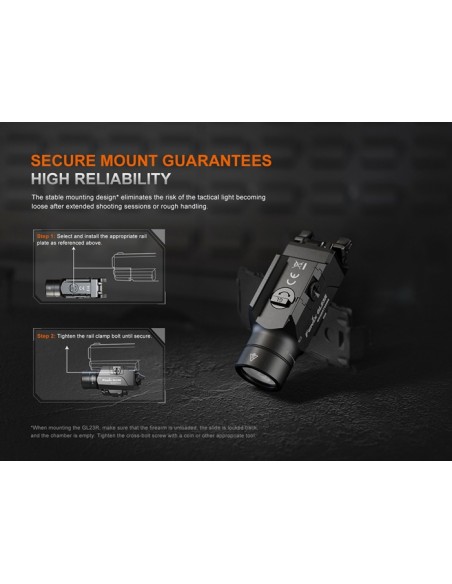 Linterna Táctica Fenix GL23R - 1200 lúmenes recargable