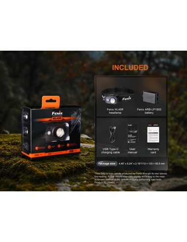 Frontal Fénix HL45R - 1000 Lúmenes