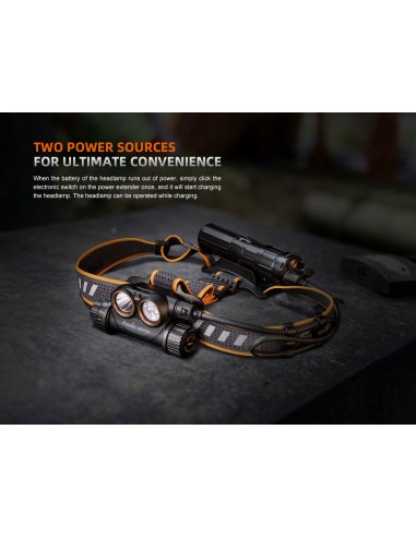 Batería Fenix ARB-LP21 - Accesorio para HM75R - 5000 mAh Recargable con USB Tipo C