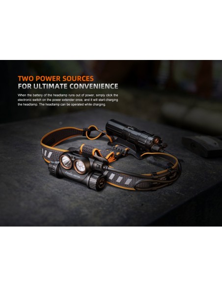 Batería Fenix ARB-LP21 - Accesorio para HM75R - 5000 mAh Recargable con USB Tipo C