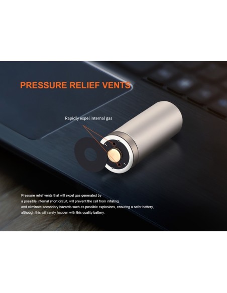 Batería Fenix ARB-L18-1100P - Incluye 2 Unidades - 1100 mAh Recargable con USB Tipo C