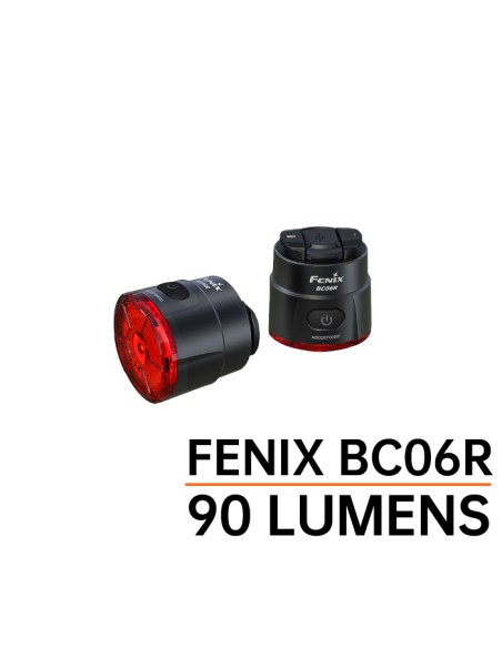 Luz trasera para Bicicleta Fenix BC06R - 90 lúmenes