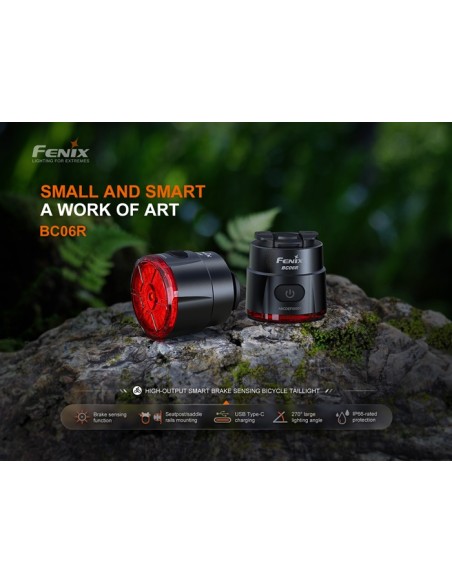 Luz trasera para Bicicleta Fenix BC06R - 90 lúmenes