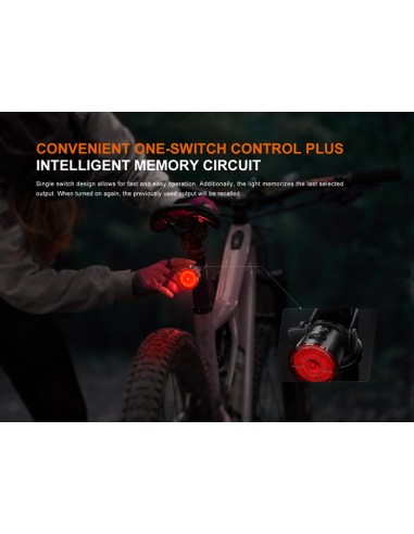 Luz trasera para Bicicleta Fenix BC06R - 90 lúmenes