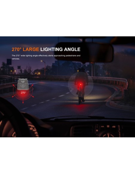 Luz trasera para Bicicleta Fenix BC06R - 90 lúmenes