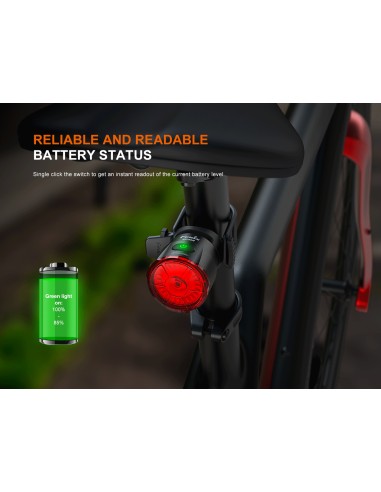 Luz trasera para Bicicleta Fenix BC06R - 90 lúmenes